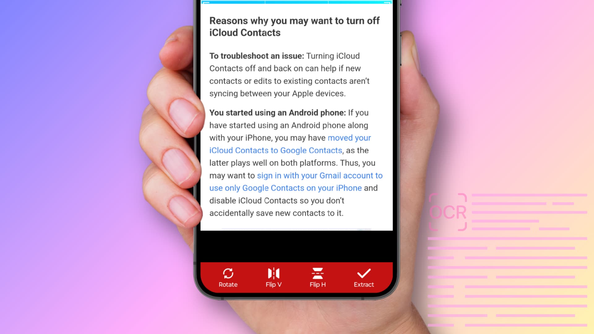 How Do You Extract Text From a Picture on Android?