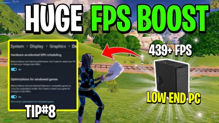 How to Boost FPS in Games on a Low-End Windows PC?